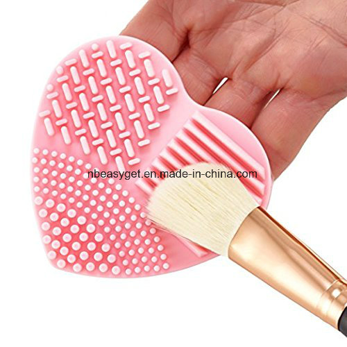 Cosmetic Makeup Brush Cleaner Silicone Scrubbing Pad Esg10195