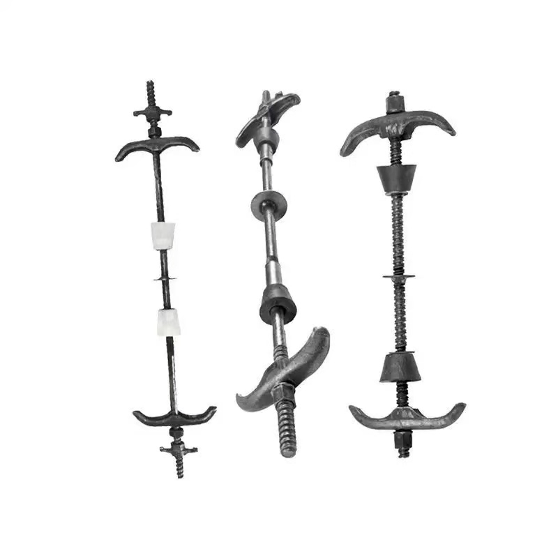 Three-Section Water Stop Bolt with Plastic Cone for Construction Concrete Plywood Snap Ties