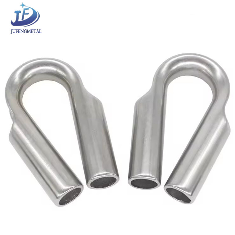 Customtube Thimble Stainless Steel Wire Cable Thimbles Open Tube Type Rope Thimble