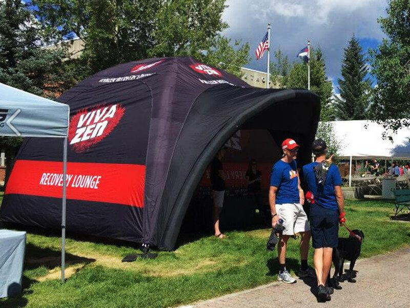 Outdoor Sports Event Exhibition Sports Race Advertising Inflatable Pillar Dancer Gate Start Finish Arch Inflatable Tent