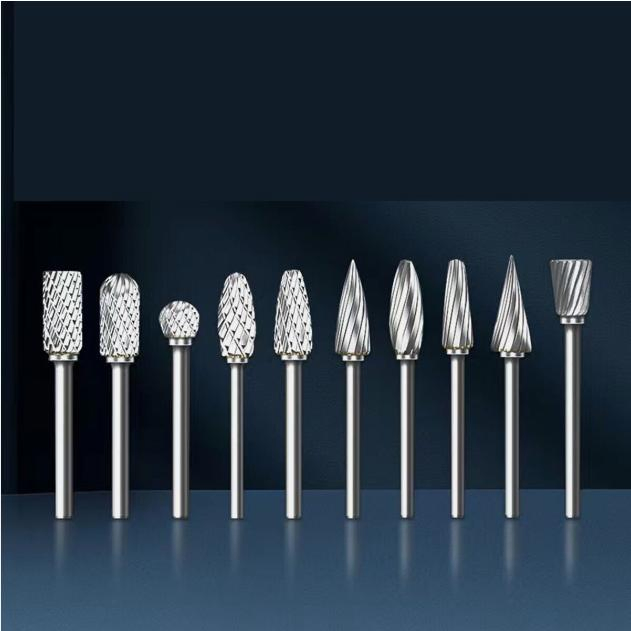 Cylinder Shape with Radius End Round Head Cut for Wood Metal Steel Polish Carbide Burrs