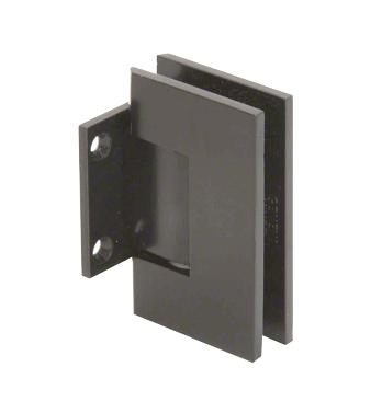Chrome with Brass Accents Geneva 074 Wall Mount Short Back Plate Hinge