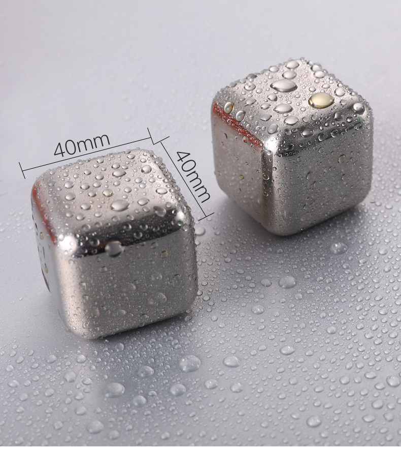 Home Products Amazon Gift for Him Stainless Steel Whiskey Stones From Shunstone China