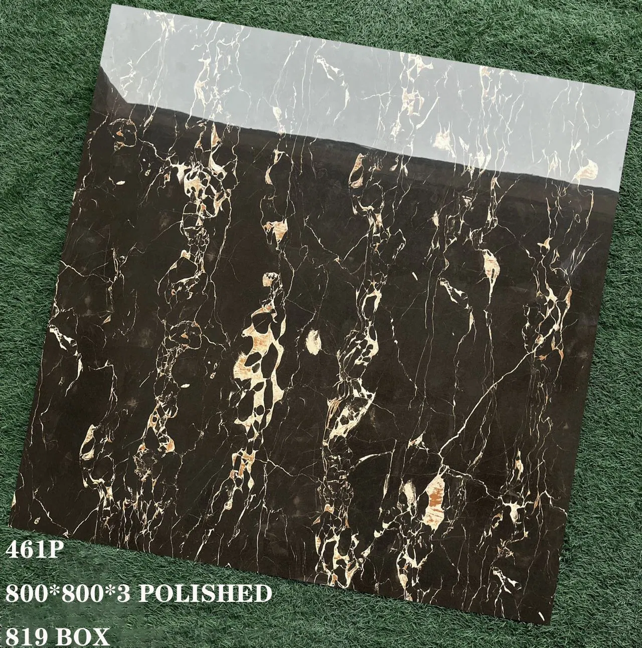 Плитка керамогранитная 800x800 мм мраморная полированная