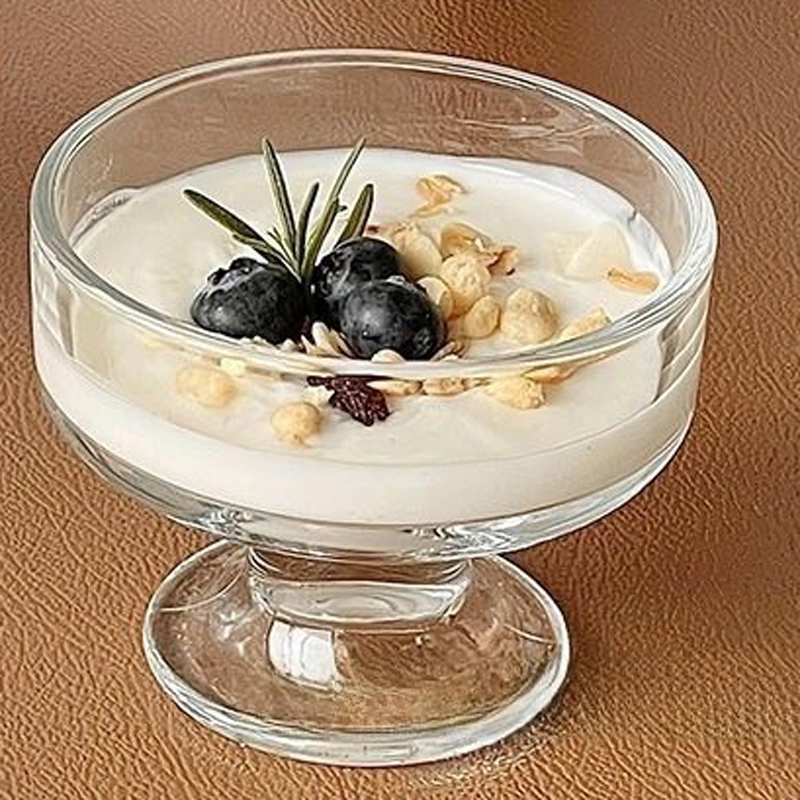 Ice Cream Cup Milkshake Pudding Mousse Dessert Bowl Simple Style Glass Cup