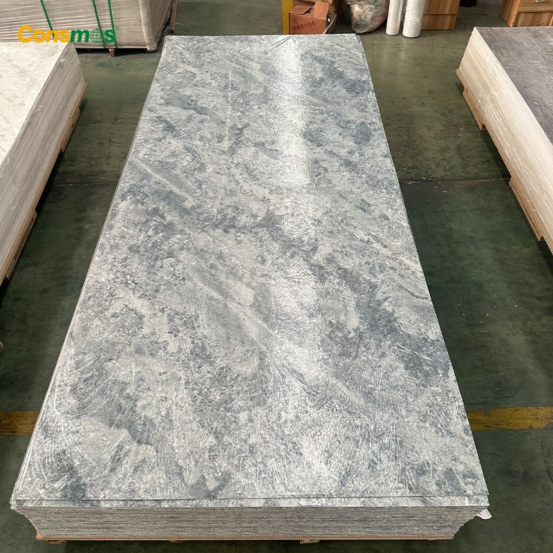 Newly Designs Interior Decoration Wall Panel 3D Waterproof Glossy Board PVC UV Marble Sheet