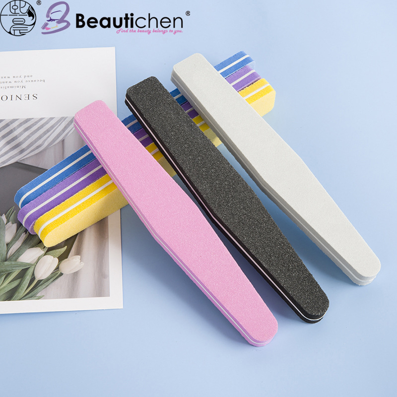Beautichen Diamond Sand Nail Buffer Blocks – Multi-Color Emery Polishing Files for Nail Buffing & Smoothing, Manicure Tools for Home & Salon Use