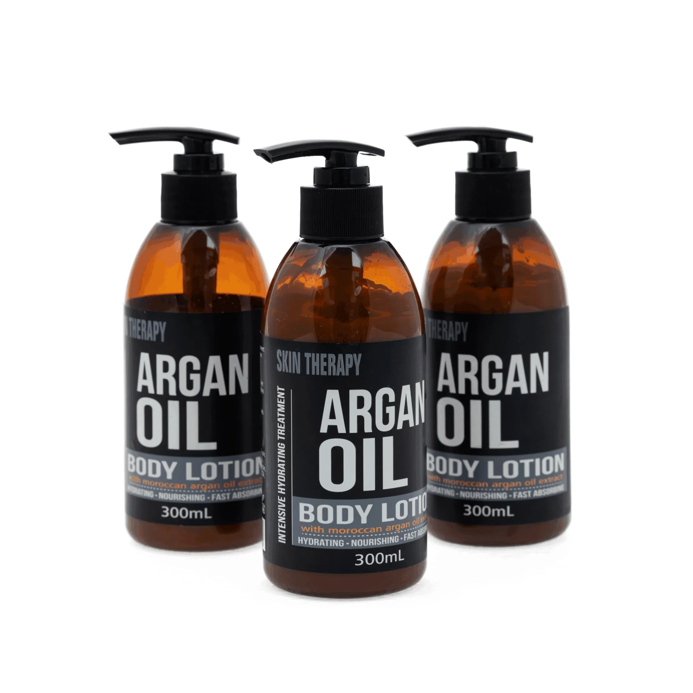 300ml OEM Moroccan Argan Oil Body Lotion with Honey Extract for Deep Nourishment and Long Lasting Freshness.