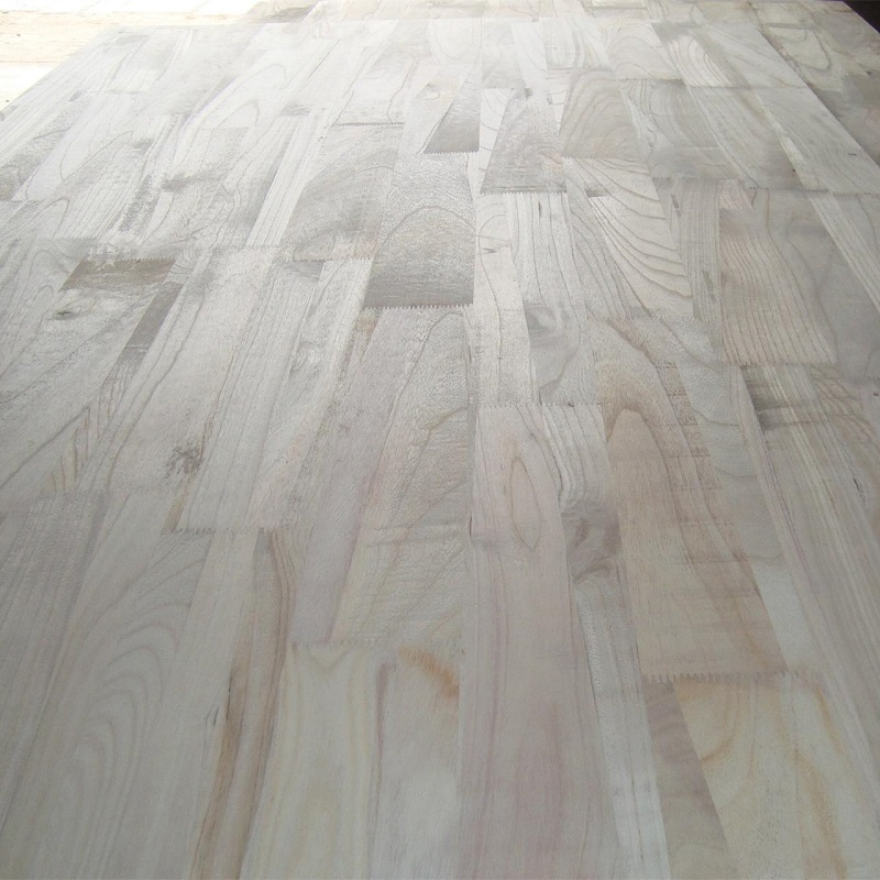 E0 Glue Ecological Friendly Paulownia Finger Joint Boards for furniture and Coffins