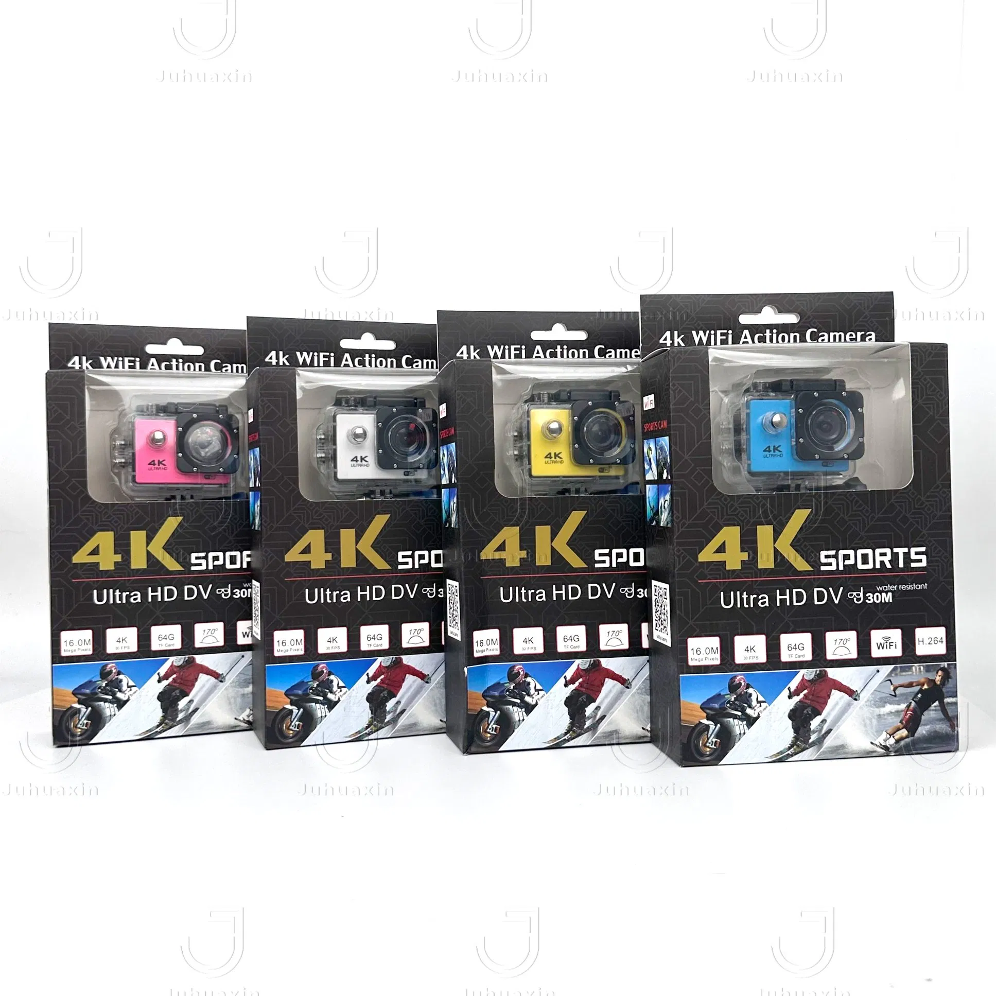 Спортивная камера 4K HD с Wi-Fi для активного отдыха