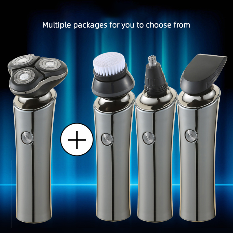 Portable Multi-Function Electric Shaver Beard Nose Hair Trimmer for Men's Daily Grooming