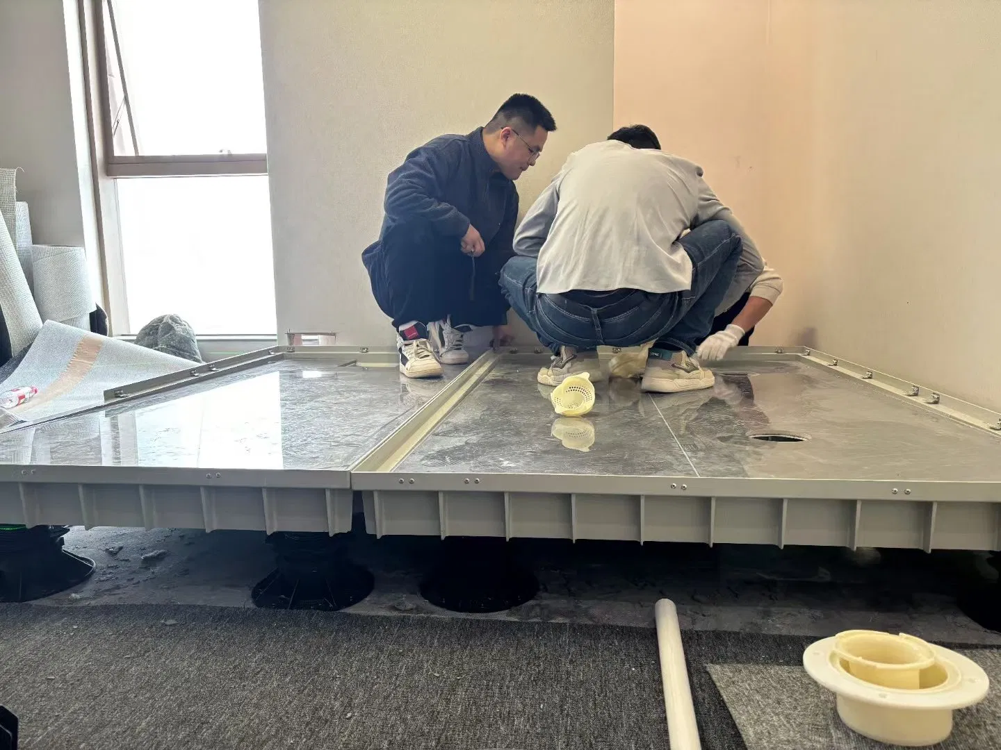 SMC One Piece Bathroom Pod Scientific Lighting + Safe Anti-Slip Bathroom Selection Complete Bathroom