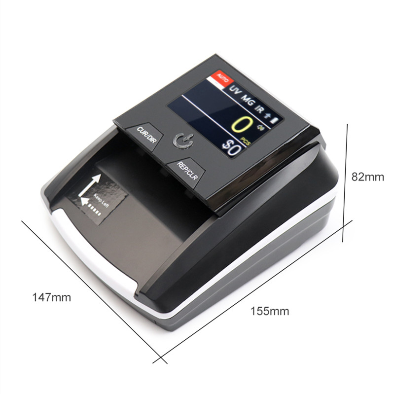 Al-136t Currency Auto Recognize Counterfeit Detector TFT Display