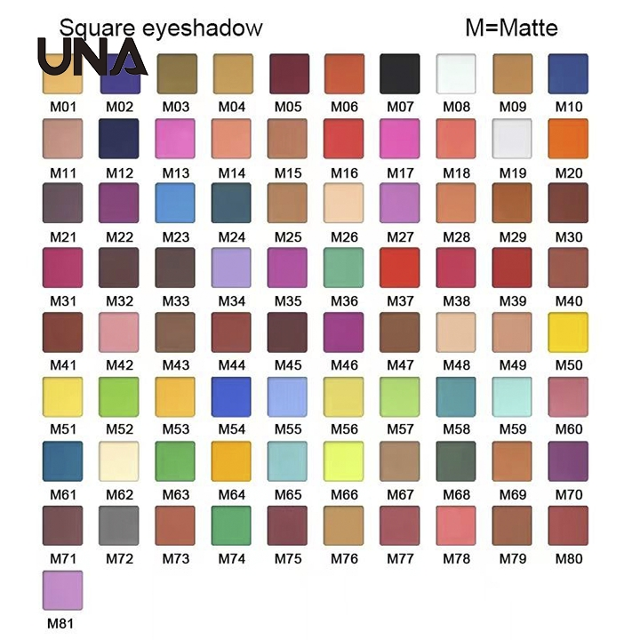 Cosmetics Supplier Hot Color Glitter Matte Eye Shadow Vegan Waterproof Pigment Makeup Private Label DIY Single Eyeshadow Palette