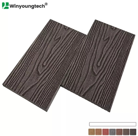 Environmentally Safe Various Color Custom Size Qutdoor Wood Plastic Composite Fence