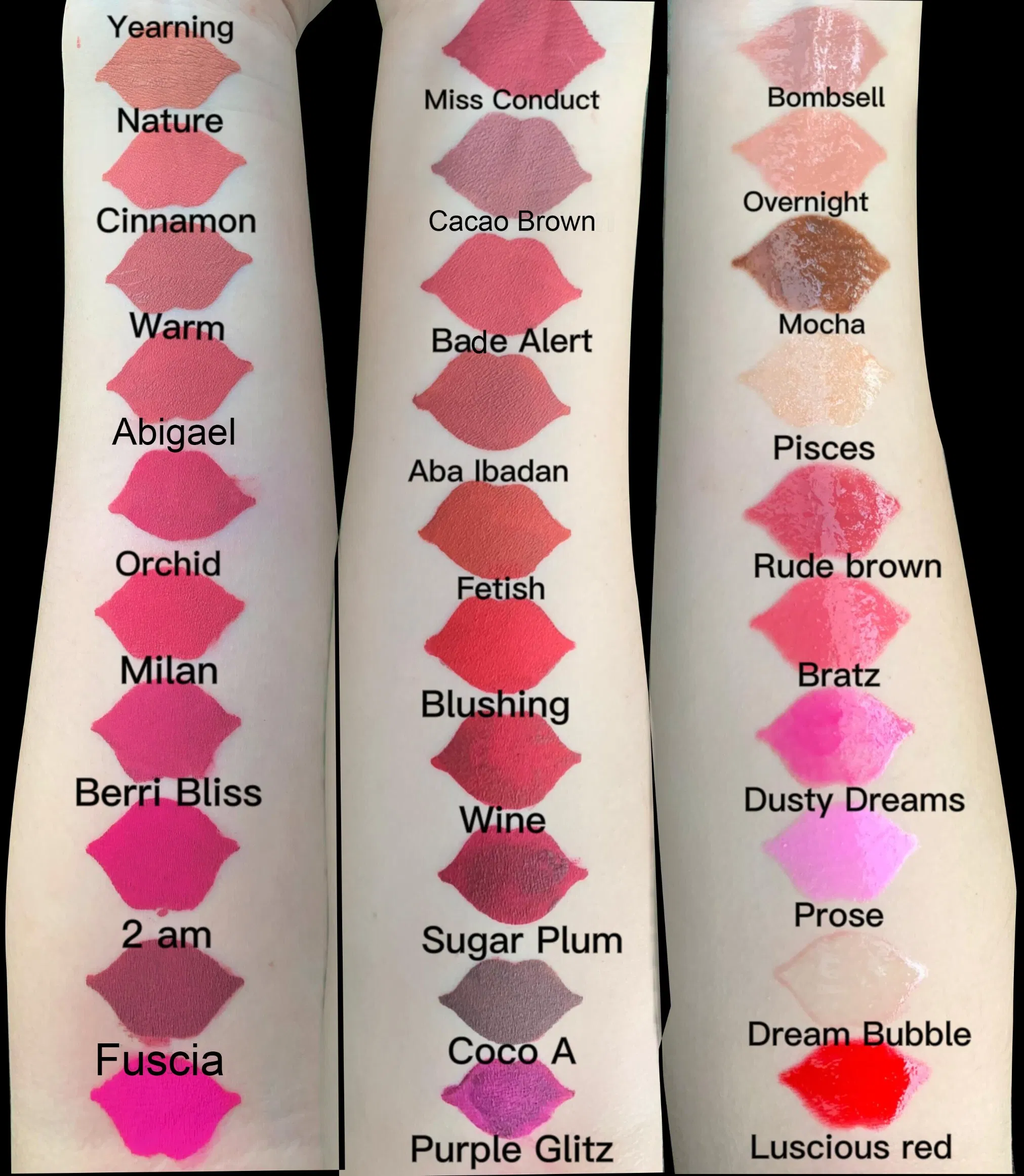 Private Label 3PCS Lipstick Set Matte Liquid Lipstick Waterproof Lipstick
