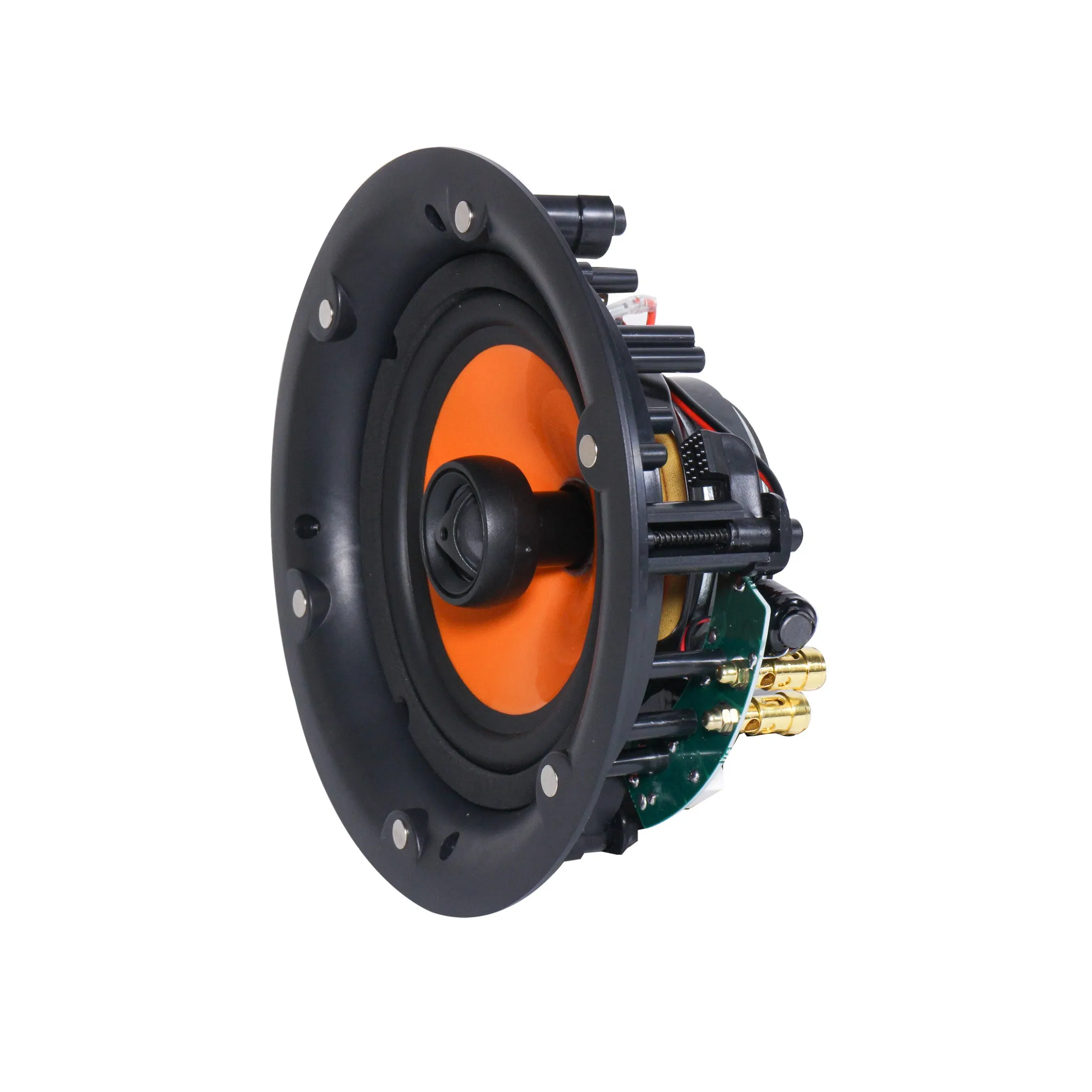 High Performance ABS Frameless 6.5 Inch 80W 2-Way Ceiling Speaker for Home Theater System