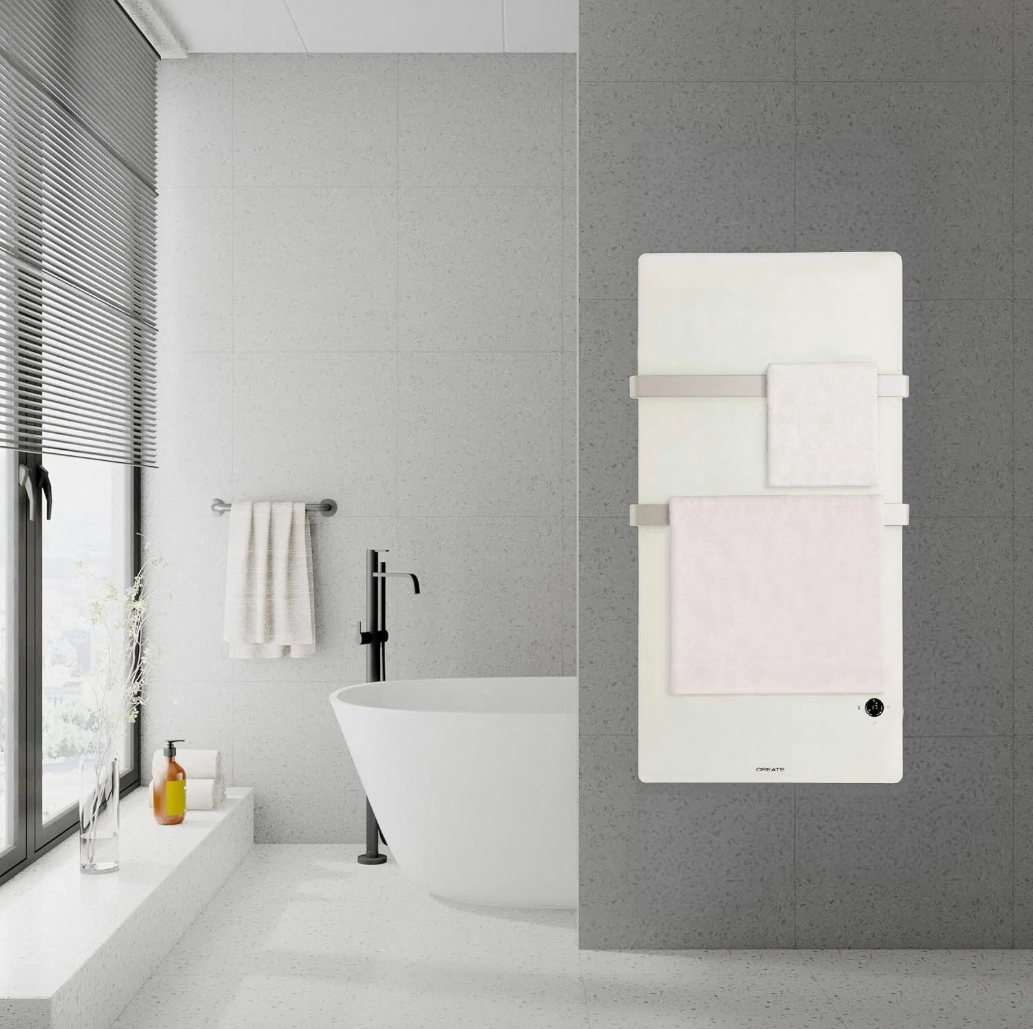 600W Modern Design Overheating Protection Crystal Connection Electric Radiator