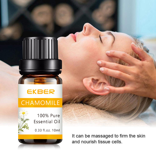 Private Label Wound Ulcers Sores Eczema Healing Anti-Inflammation Chamomile Essential Oil SPA Relaxing Skin Care Product