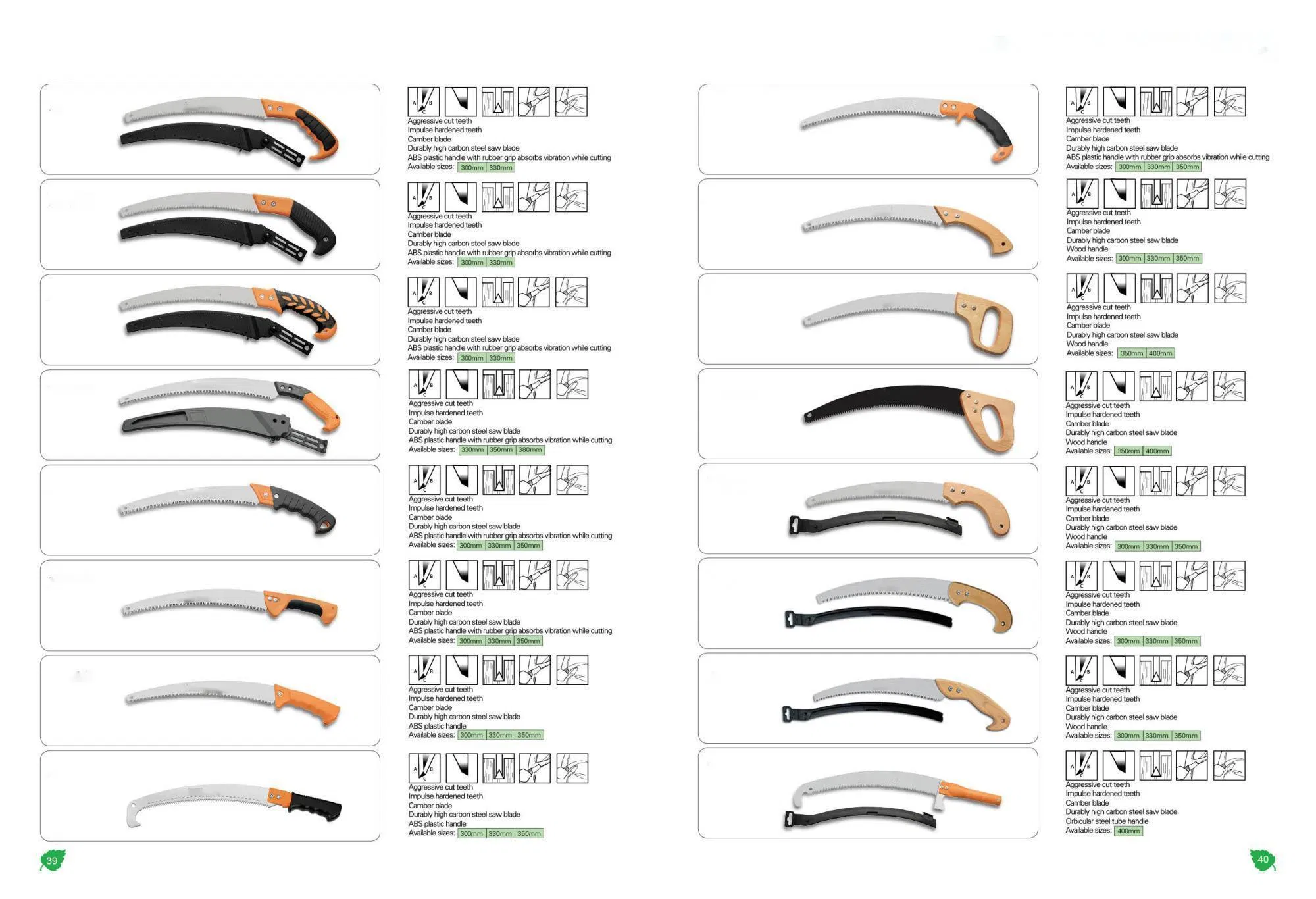 Складная пила Lance для сада и строительства