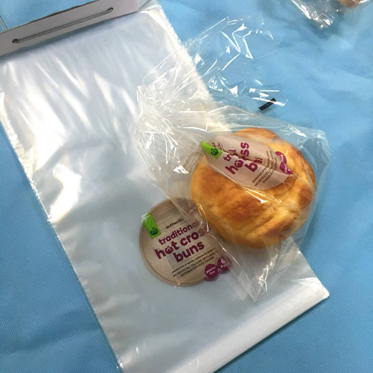 Clear Bread Bag Plastic Packaging Biscuits Cellophane Bags Customized Size