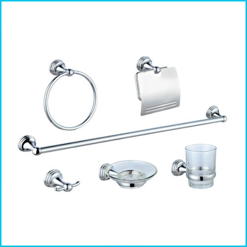 Настенное хромированное кольцо для полотенец из цинкового сплава