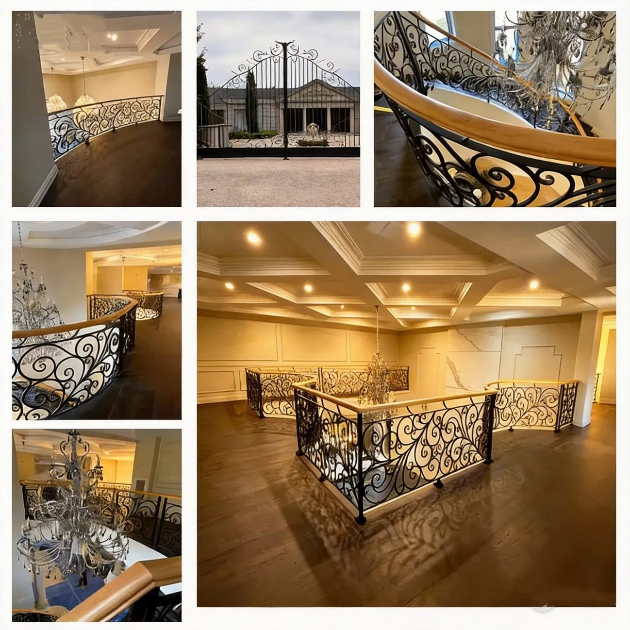 Outdoor Fence Wrought Iron Decorative Accessories