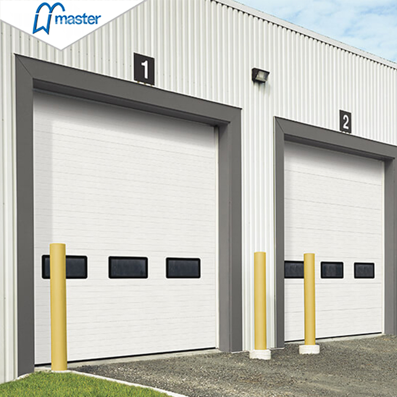 Remote Control Automatic PU Foam Insulated Commerical Heavy Duty Security Workshop Warehouse Dock Industrial Sectional Door