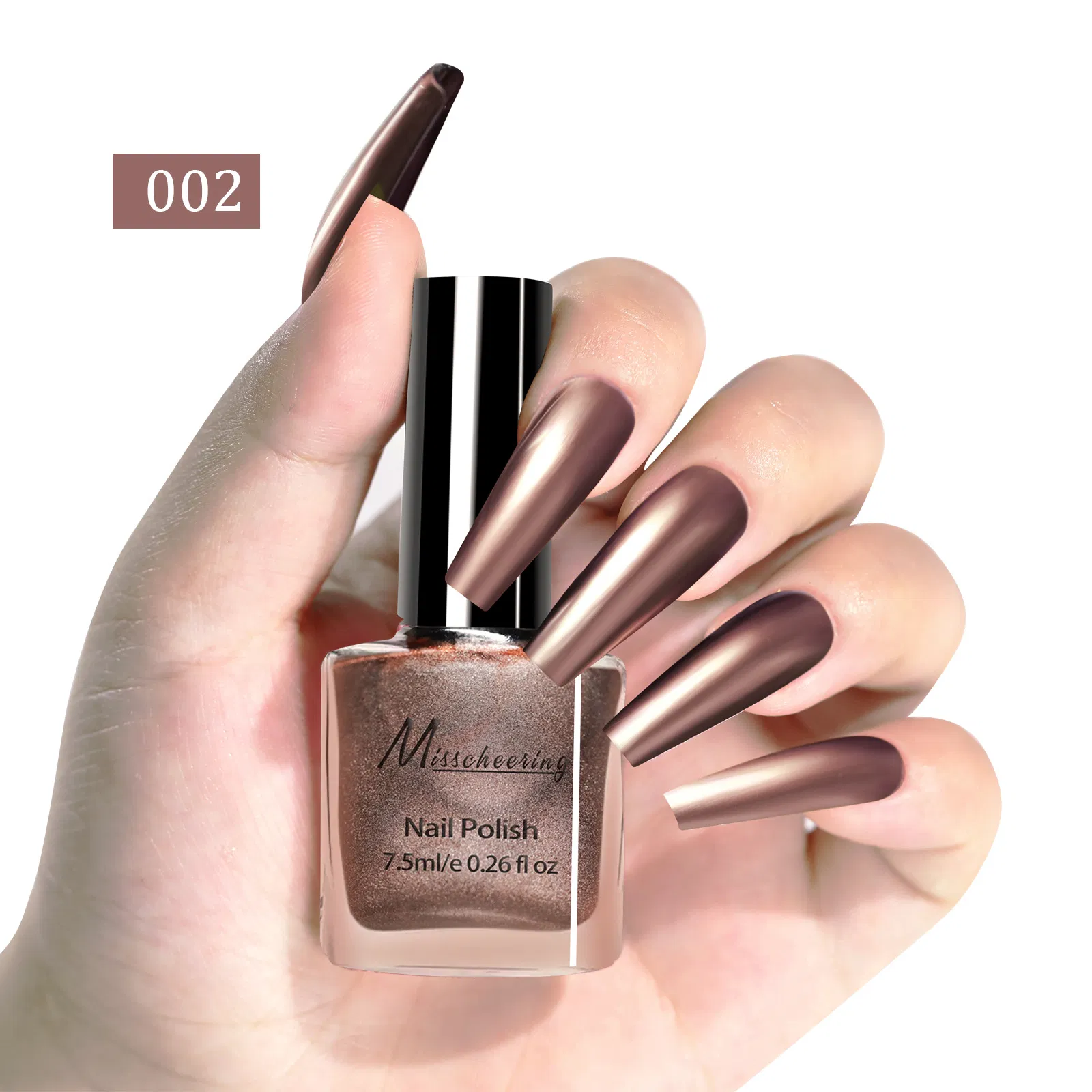 Hot Selling Metal Mirror Finish Quick-Drying Long-Lasting Multi-Color Glossy Nail Polish