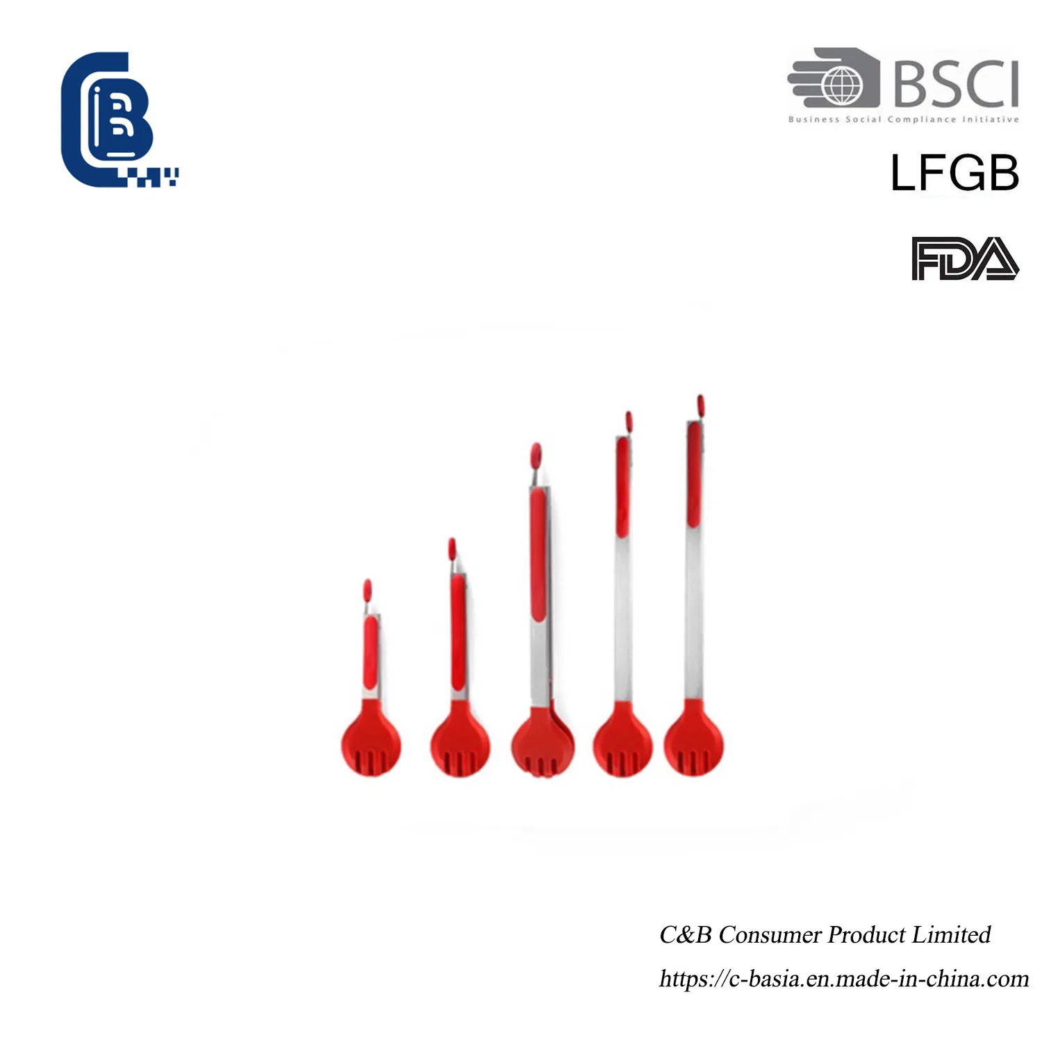 Силиконовые щипцы для гриля и кухни