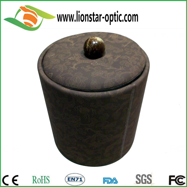 Large Champagne Storage Plastic and PU Leather Ice Bucket