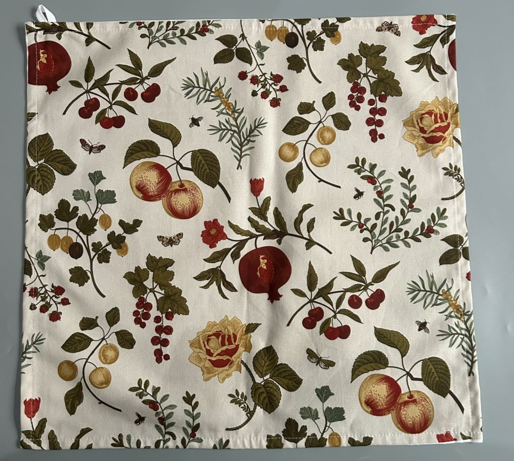 Custom Digital Printed Plant Cotton Kitchen Napkin