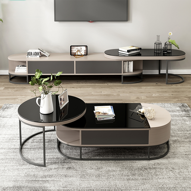 Комплект мебели для гостиной тумба под ТВ регулируемая столик