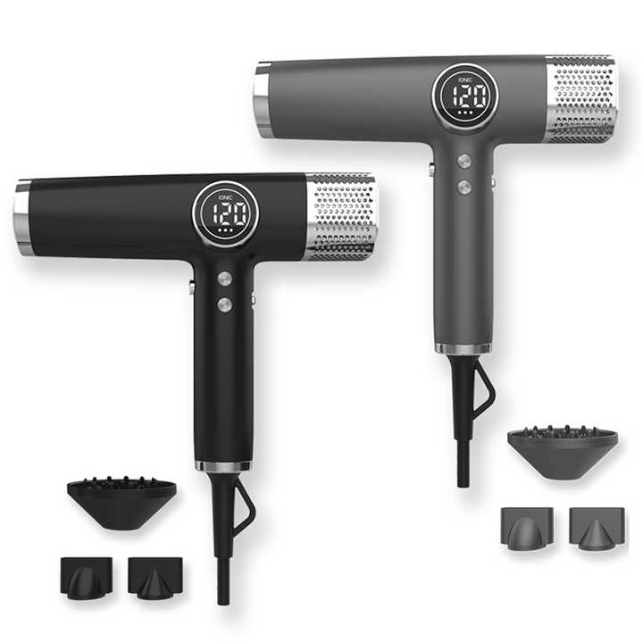 Professional Ionic Hair Dryer Universal Attachments Custom Care Curly Hair Blowdryer