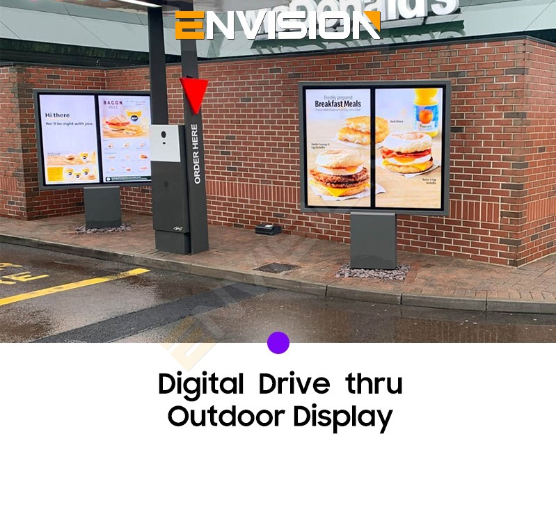 Водонепроницаемый уличный рекламный экран 49-110 дюймов