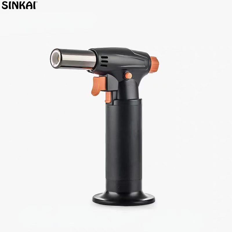 Custom Metal Jet Butane Torch Wholesale Windproof Cigarette Lighter for Kitchen BBQ Welding-Jet Flame Torch