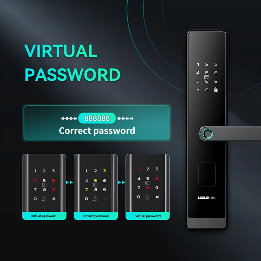 Eelen High Security Smart Door Lock Fingerprint Lock Keyless Inteligente Electric Lock