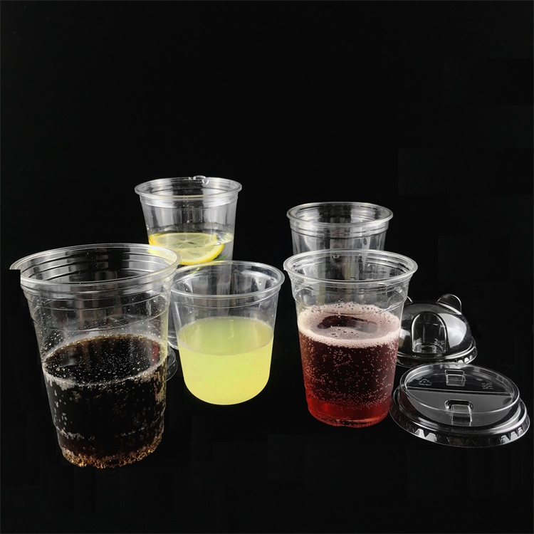 Custom U Shape Clear Compostable Biodegradable Disposable PP Pet PLA Plastic Cup