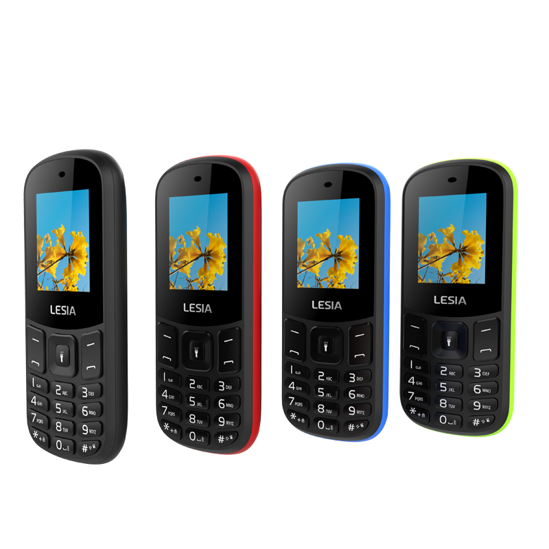 Кнопочный телефон Lesia LS1751, 1.77", 2 SIM, FM-радио