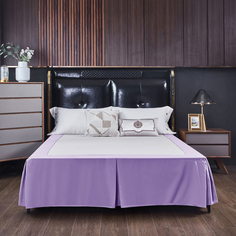 OEM/ODM Customized Premium Comfortable Breathable Bed Skirt Multiple Colors Bedding Home Hotel Bed Skirt