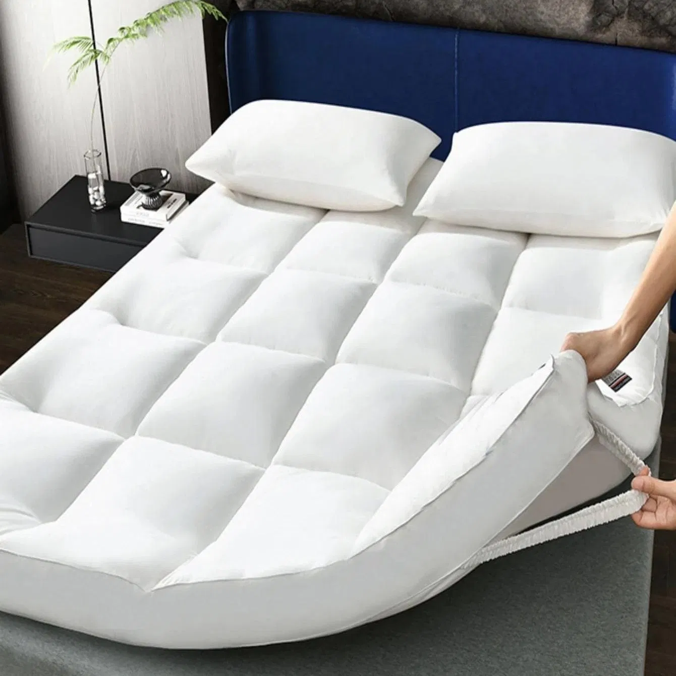 Folding Futon Dawn Bedspread Mattress for Dormitory Quilted Bed Cover Portable Topper