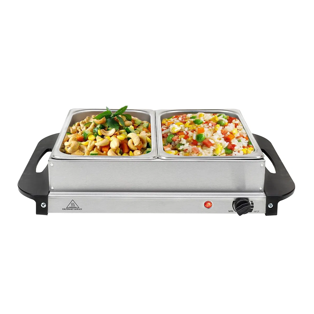 Hotel Electric Heating Buffet Warming Stove, Buffet Stove, Canteen Fast Food Buffet Warming Basin, Warming Pot for Commercial Use