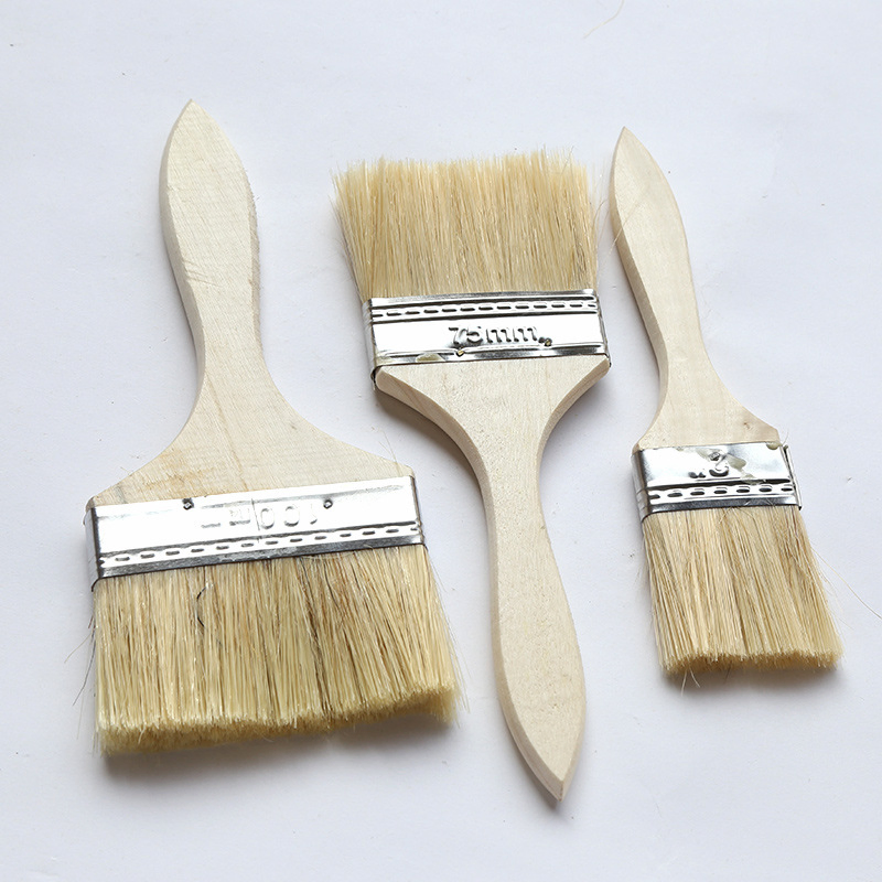 Кисть малярная деревянная профессиональная