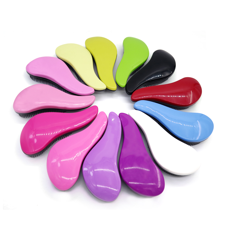 Wholesale New Design Professional Princess Hair Comb Plastic Detangle Hair Brush