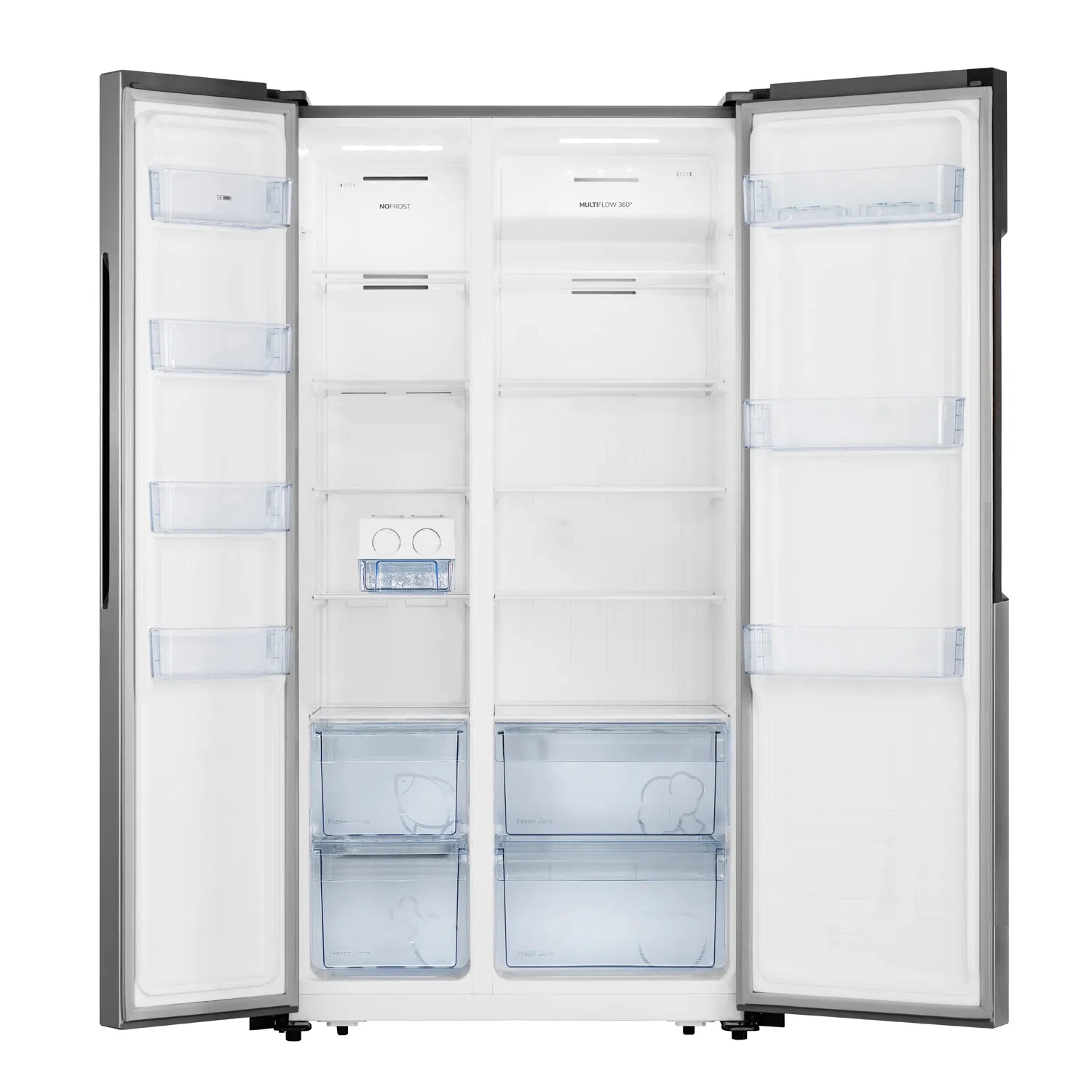Home Fridge Bcd-606wi Side by Side Refrigerator New Style