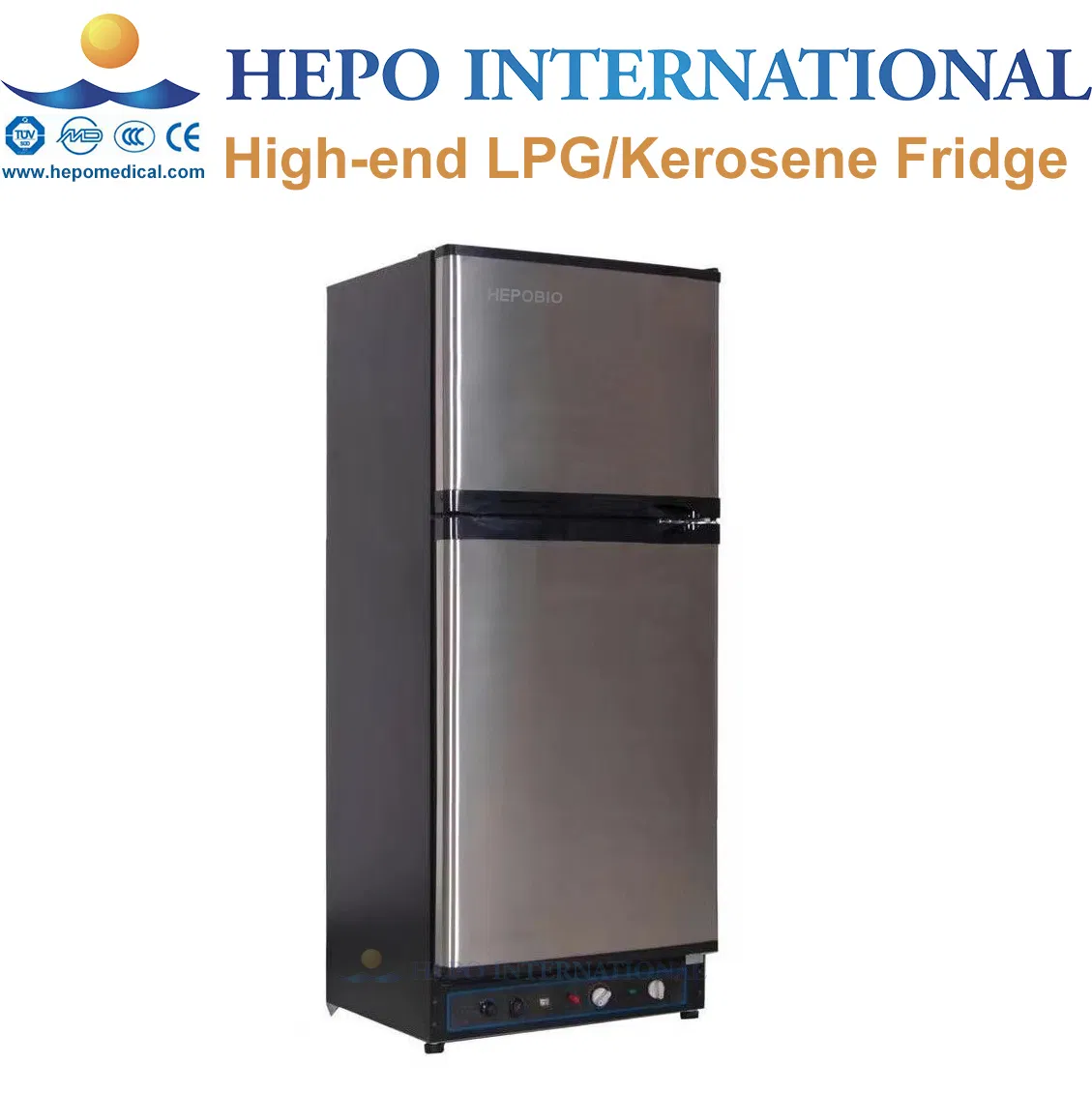 French Popular Mixture Butane LPG Gas Electricity Kerosene Refrigerator Fridge