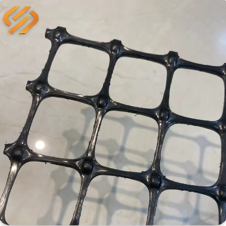 Plastic Road Geo Grids PP Biaxial Geogrid 30kN 40kN for Road Geogrid