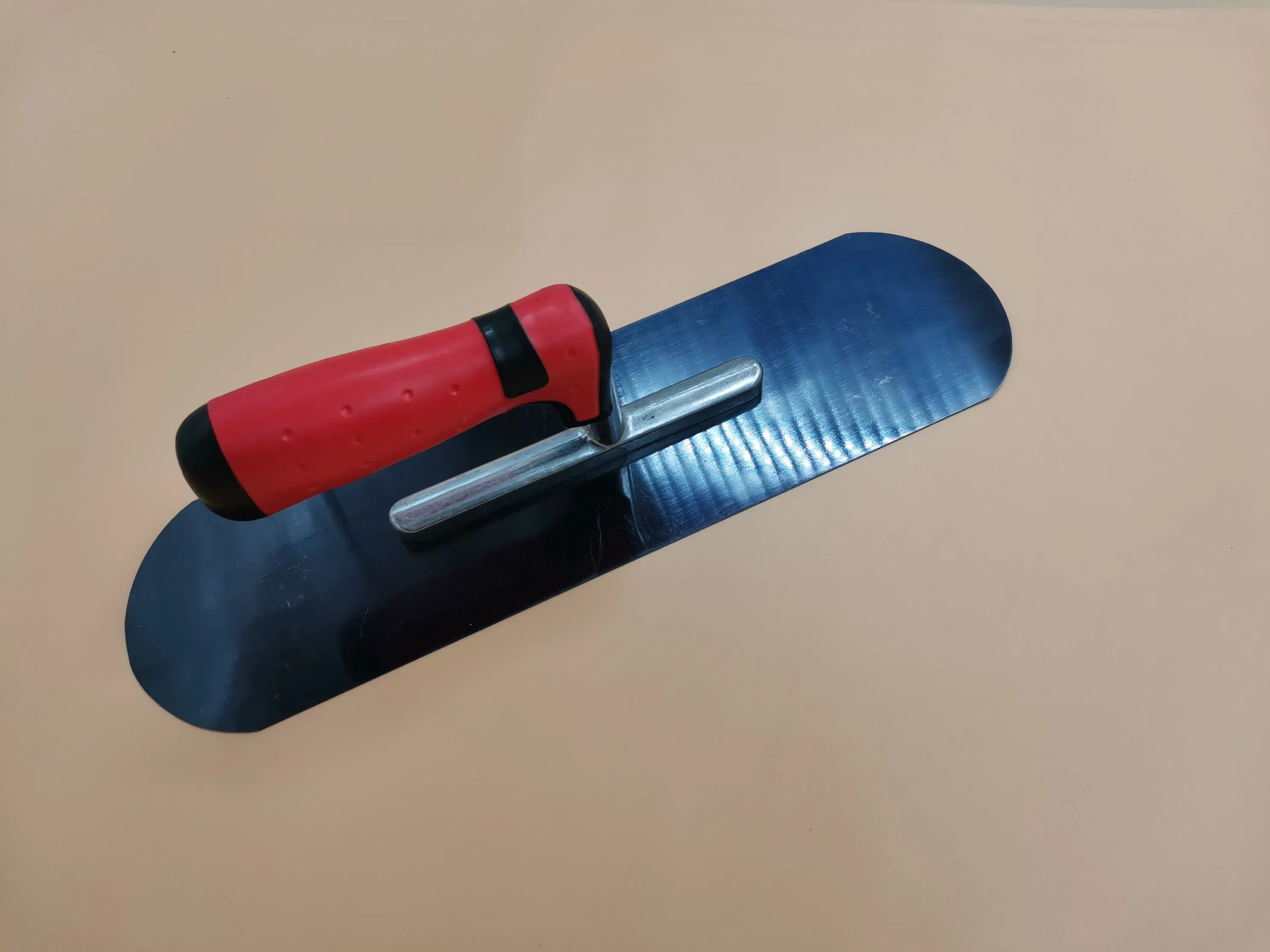 Mirror Finish TPR Handle Carbon Steel Trowel 350X100mm
