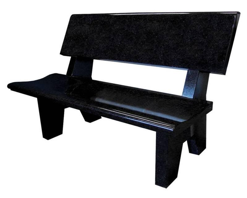 Absolute Black Granite Memorials/Headstones/Monuments/Bench