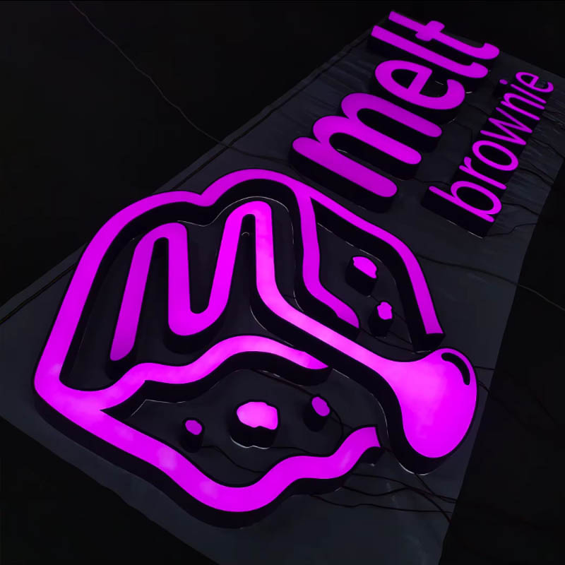 LED 3D Sign for Company Brand Logo Outdoor Store Sign Custom Commercial Signs